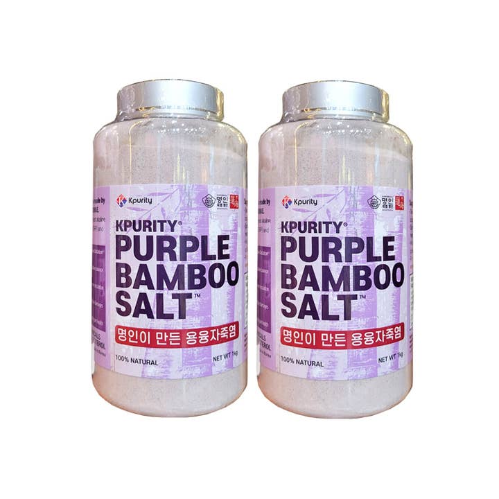 Artisan Yongyung Purple Bamboo Salt 1Kg (Powder) for wholesale by KPurity