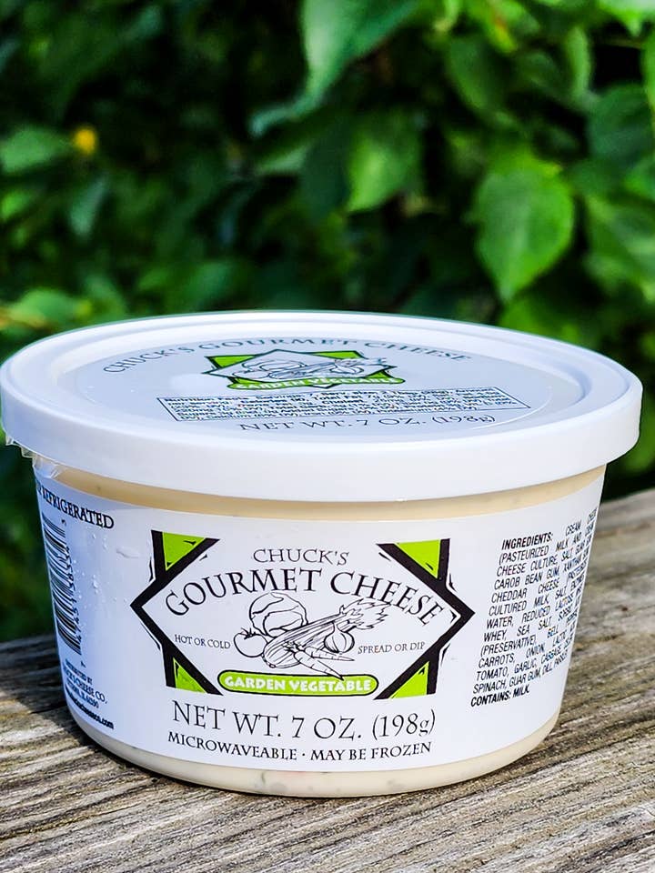 Chuck's Gourmet Cheese Spread - Garden Veggie for wholesale by Chuck's Gourmet Cheese