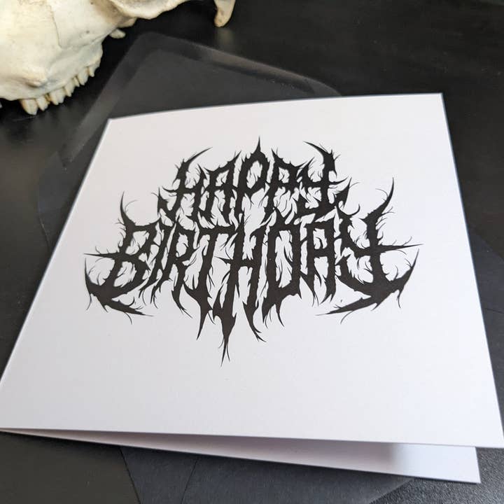 Tarjeta de Feliz Cumpleaños para venta al por mayor de Death Sentence