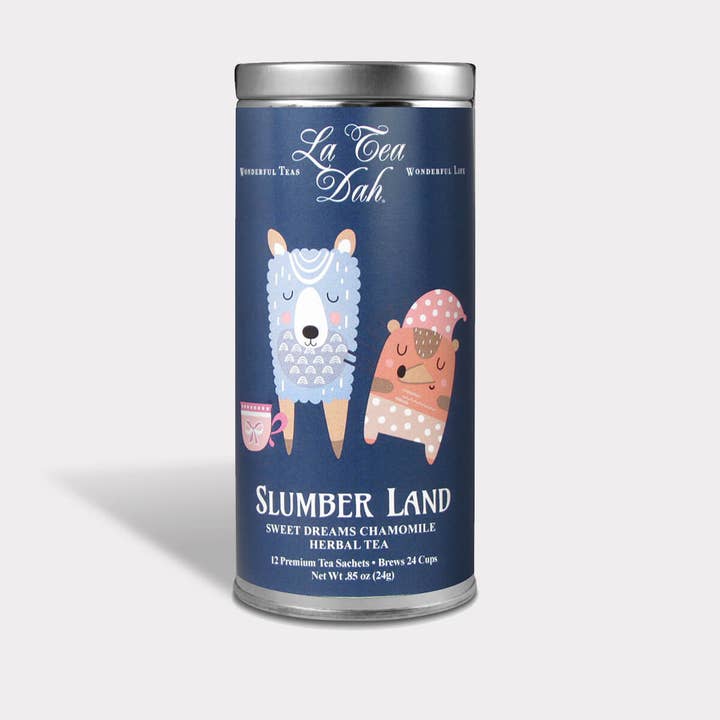 Cadeau de thé Slumber Land pour enfants - 12 sachets - Boîte haute pour la vente par The Tea Can Company