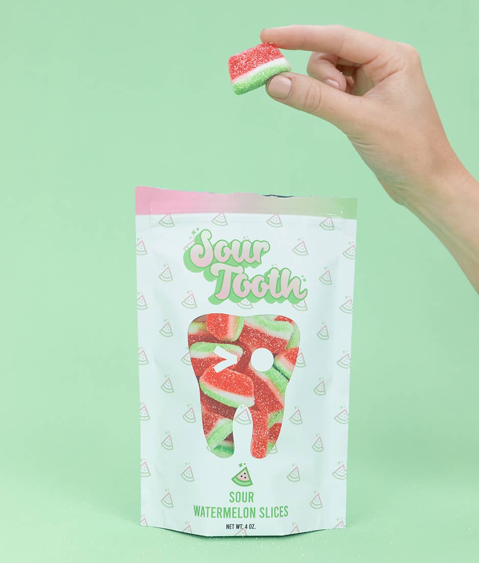 Sour Tooth - Wholesale Gummy - Sour Watermelon Slices1