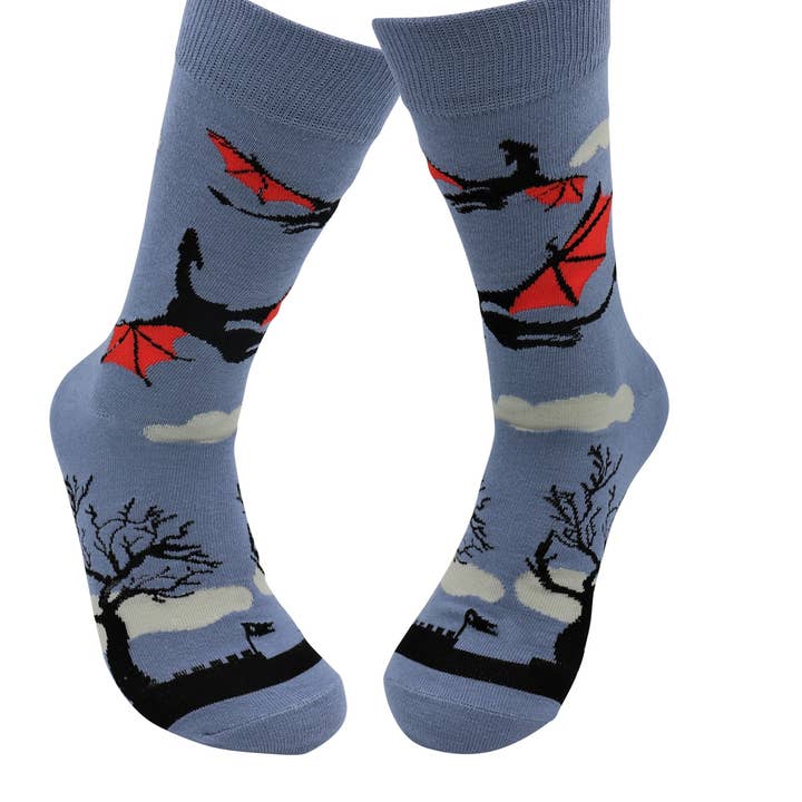 Casual Designer Animal Socks - Dragon - for Men and Women for wholesale by Real Sic