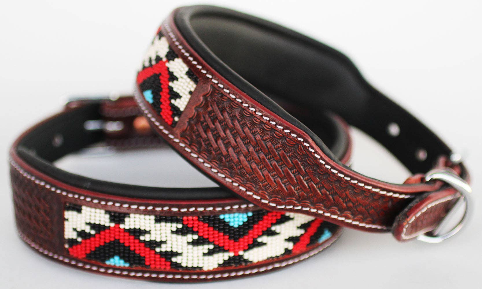 Challenger - Wholesale Pet Collar - Dog - Dog Puppy Collar Genuine Cow Leather Padded Canine  60231