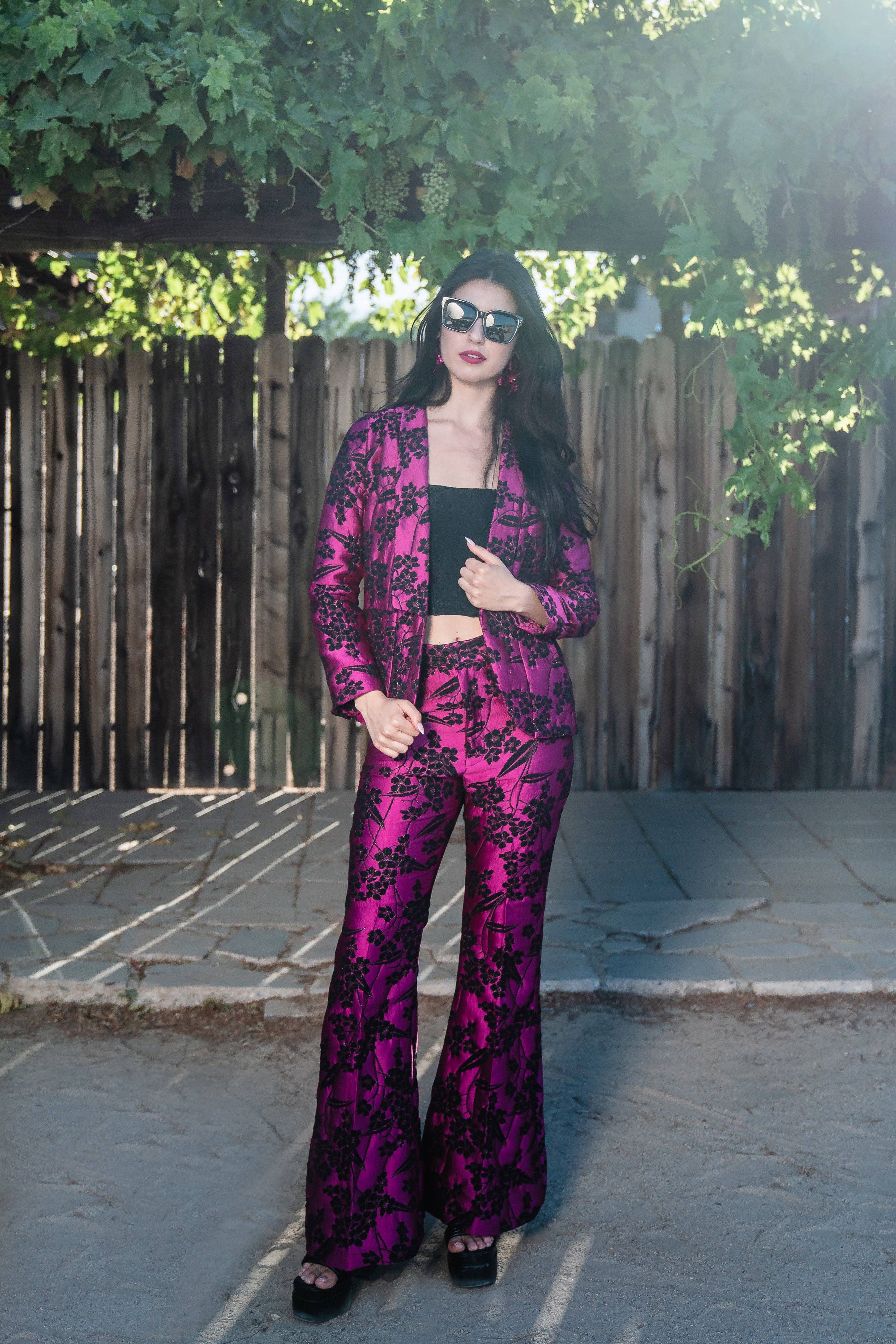 Jennafer Grace – wholesale Blazer – Women's – Raspberry Blossom Blazer4