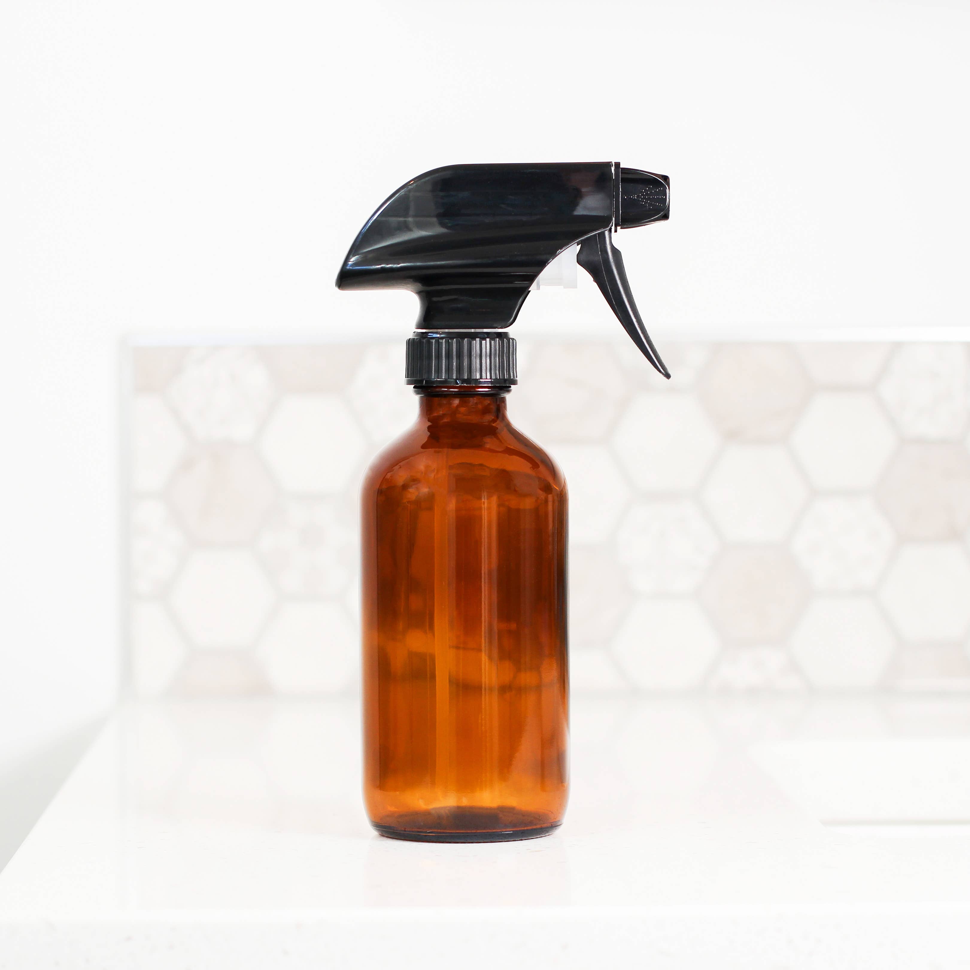 Matrix Aromatherapy - Wholesale Spray Bottle - 8oz Empty Amber Glass Spray Bottle1