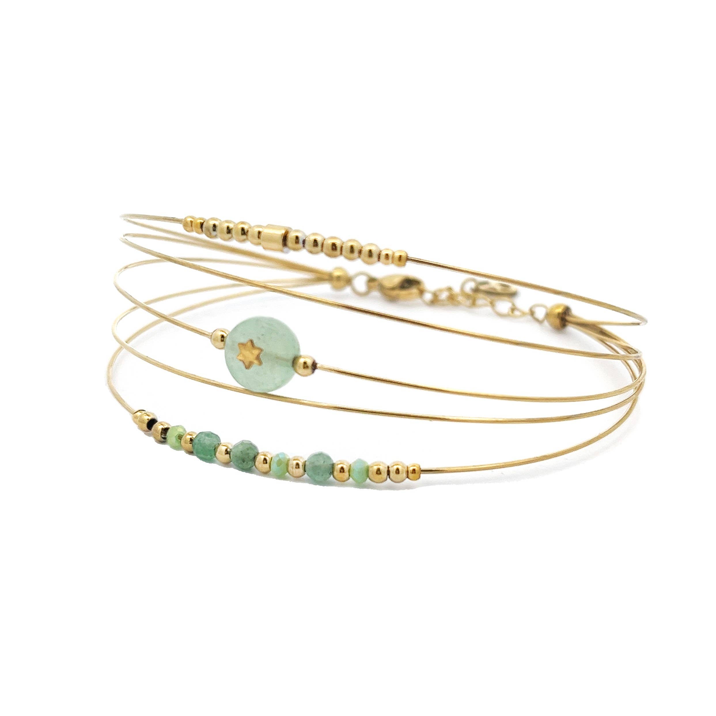 AMORINO SRL – Großhandel Manschettenarmband – Armband aus Kristall und Stein – PC23104E9914