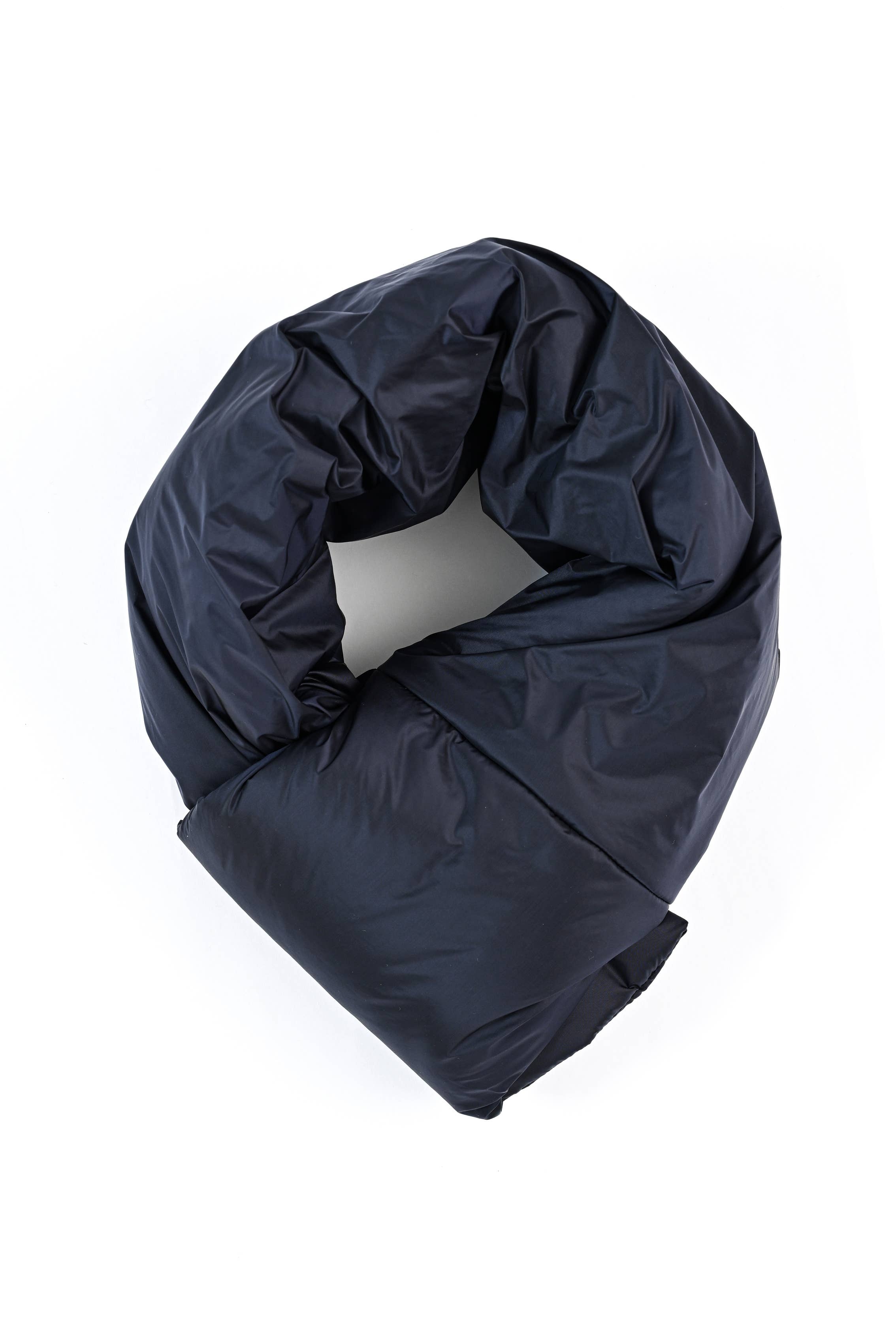 Abstract - Wholesale Scarf - Unisex - Mini padded scarf in solid nylon10