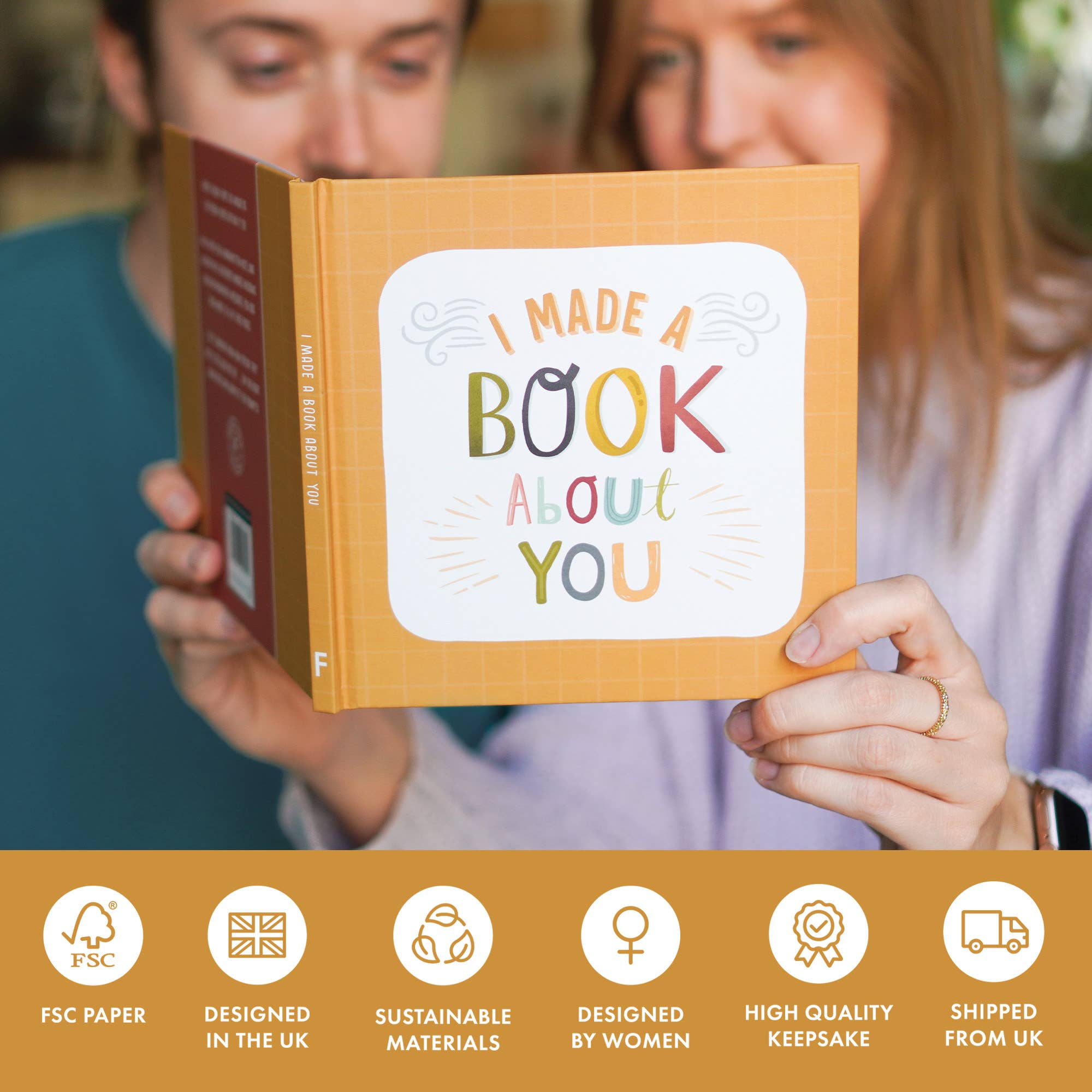 FROM YOU TO ME Gifts – wholesale Friendship card – I Made a Book About You | Personalised Gift Book5