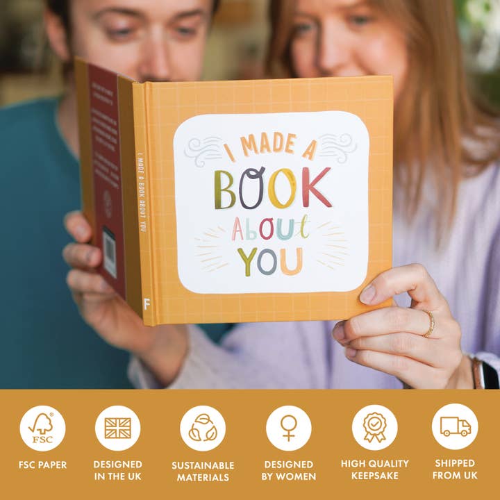 FROM YOU TO ME Gifts – wholesale Friendship card – I Made a Book About You | Personalised Gift Book5