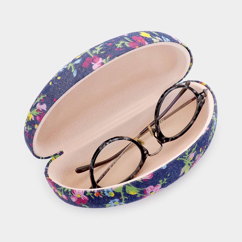 Sensibling Corp. - Wholesale Eyewear Cases & Holders - Women's - Floral Pattern Shell Eyewear Case1