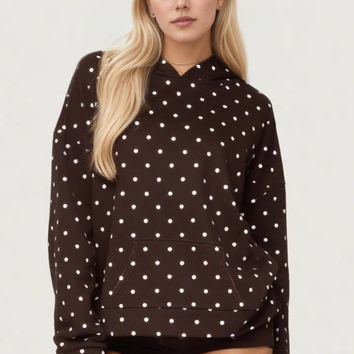 Oversized Polka dot print hoodie and other Purchase Wholesale polka dots. Free Returns & Net 60 Terms on Faire trending on Faire.