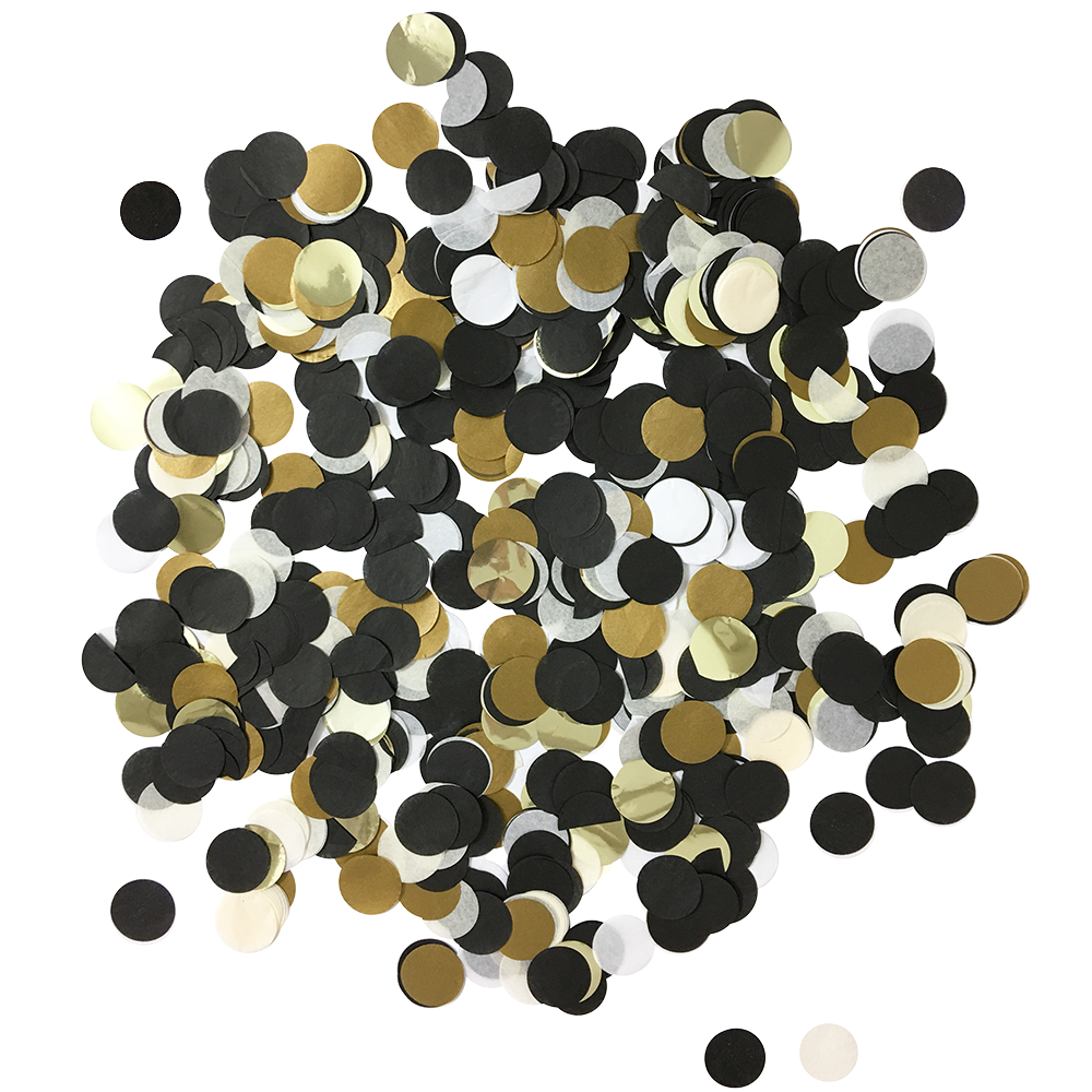 Paperboy – wholesale Confetti – Confetti - Black, White & Gold1