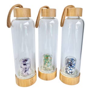 Wholesale USA Crystal Water bottle Infuser for Healing. Made in