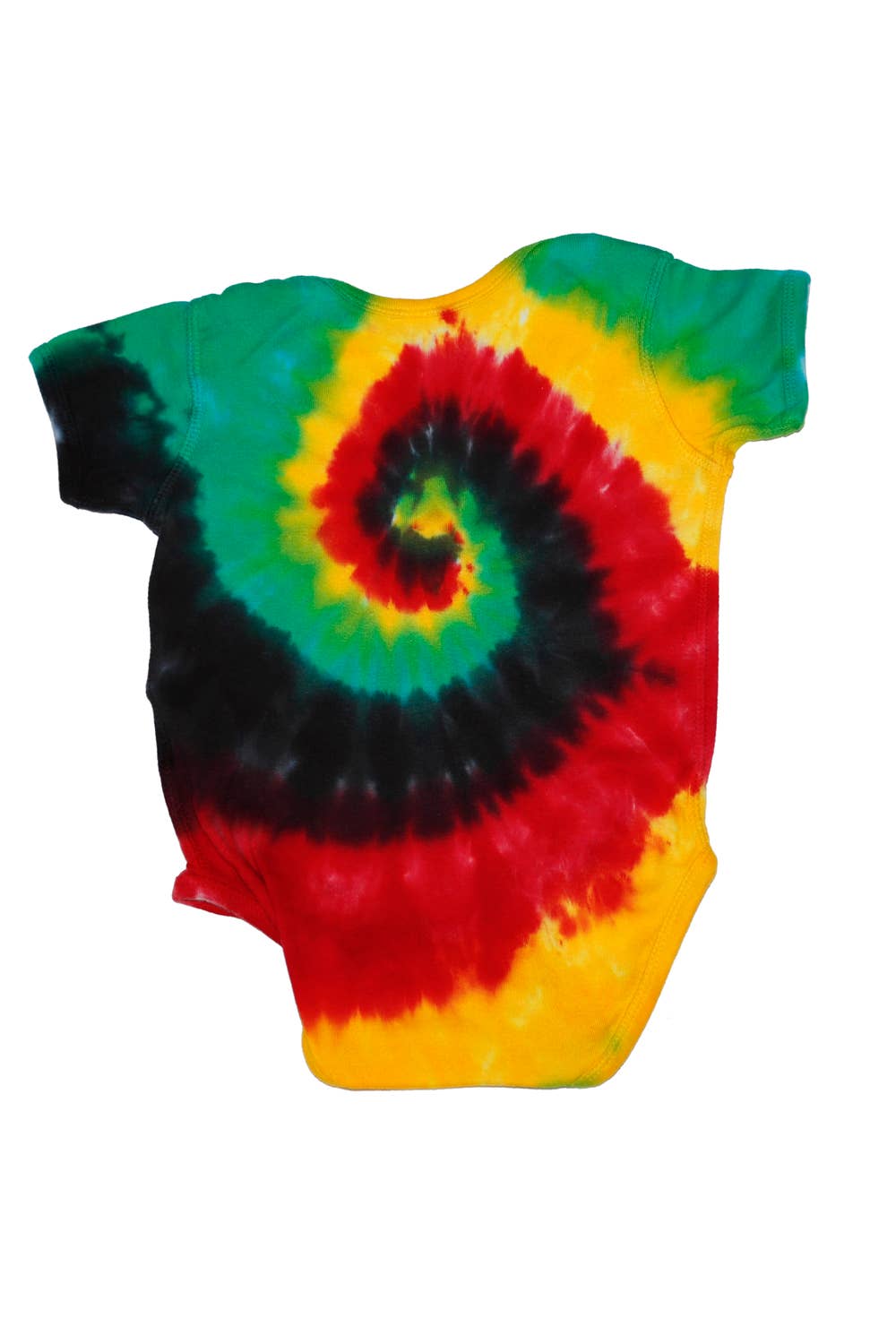 Sunshine Joy – Großhandel Body (ohne Füße) – Baby – Einteiliger Strampler Rasta Spiral für Babys mit Batikmuster1