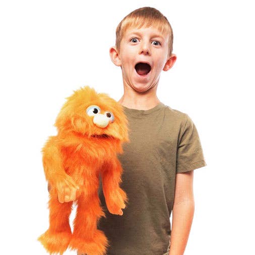 Silly Puppets - Wholesale Puppet - Kids & Baby - Silly Puppets Monster, Orange (14")