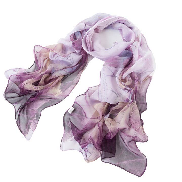 SC-Chiffon Lotus Purple | Chiffon Scarf for wholesale by SignareArt
