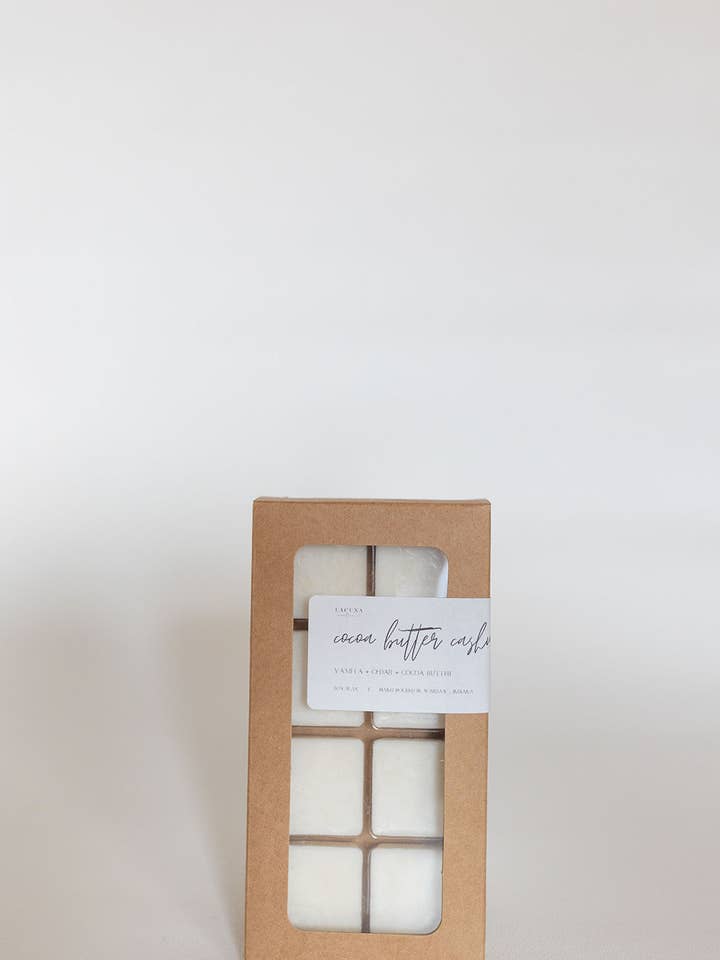 Cocoa Butter Cashmere Signature 3oz Wax Melts for wholesale by Lacuna Creative Co