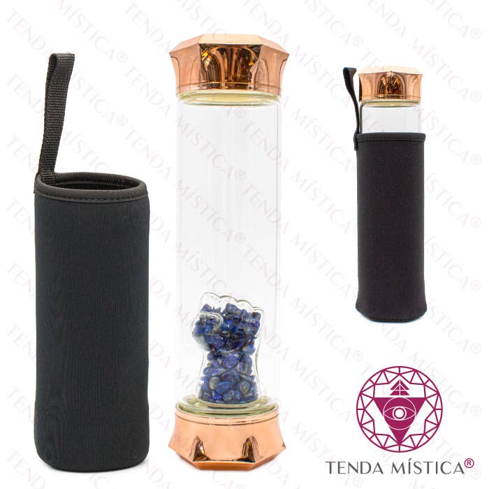 Tenda Mística - Wholesale Novelty Candle - Energy Bottle Copper Glass Fig Pencil Lazúli