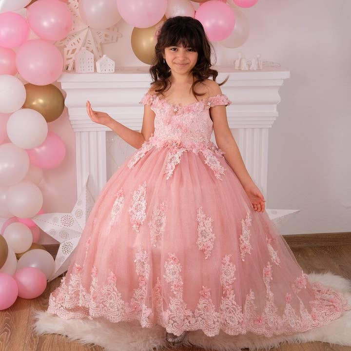 My Baby By Merry – wholesale Dress – Kids – Quinceanera Dress Blush