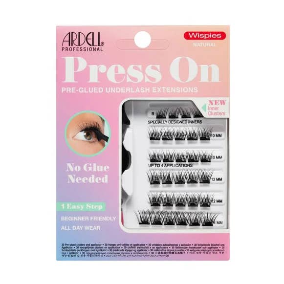 Kit Ardell Press-On Underlash Wispie Natural 4 pezzi per la vendita all'ingrosso da parte di Majestic Wholesale