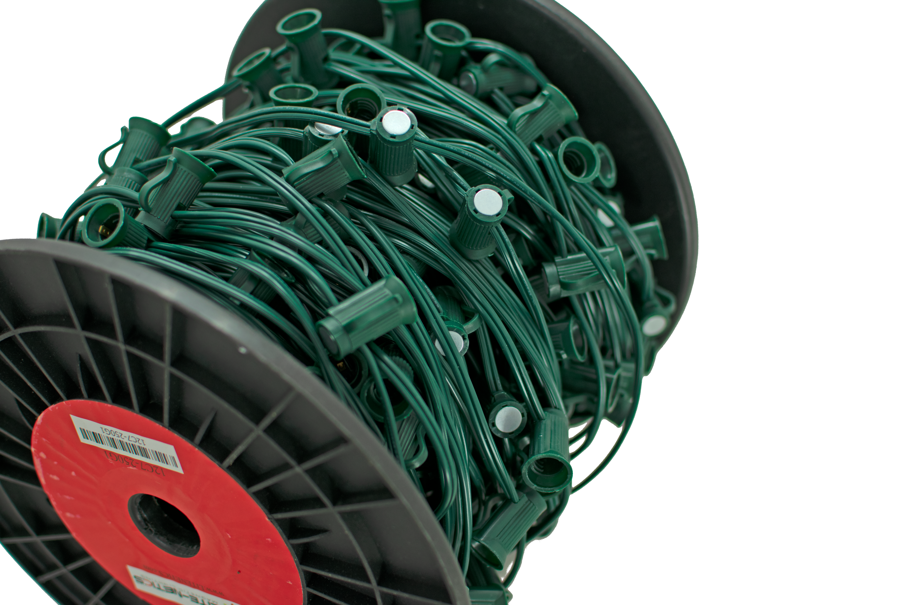 Lee Display – Engroshandel Lyskæde – C7/C9 Magnetisk Ledningsfatning Spoler 250FT4