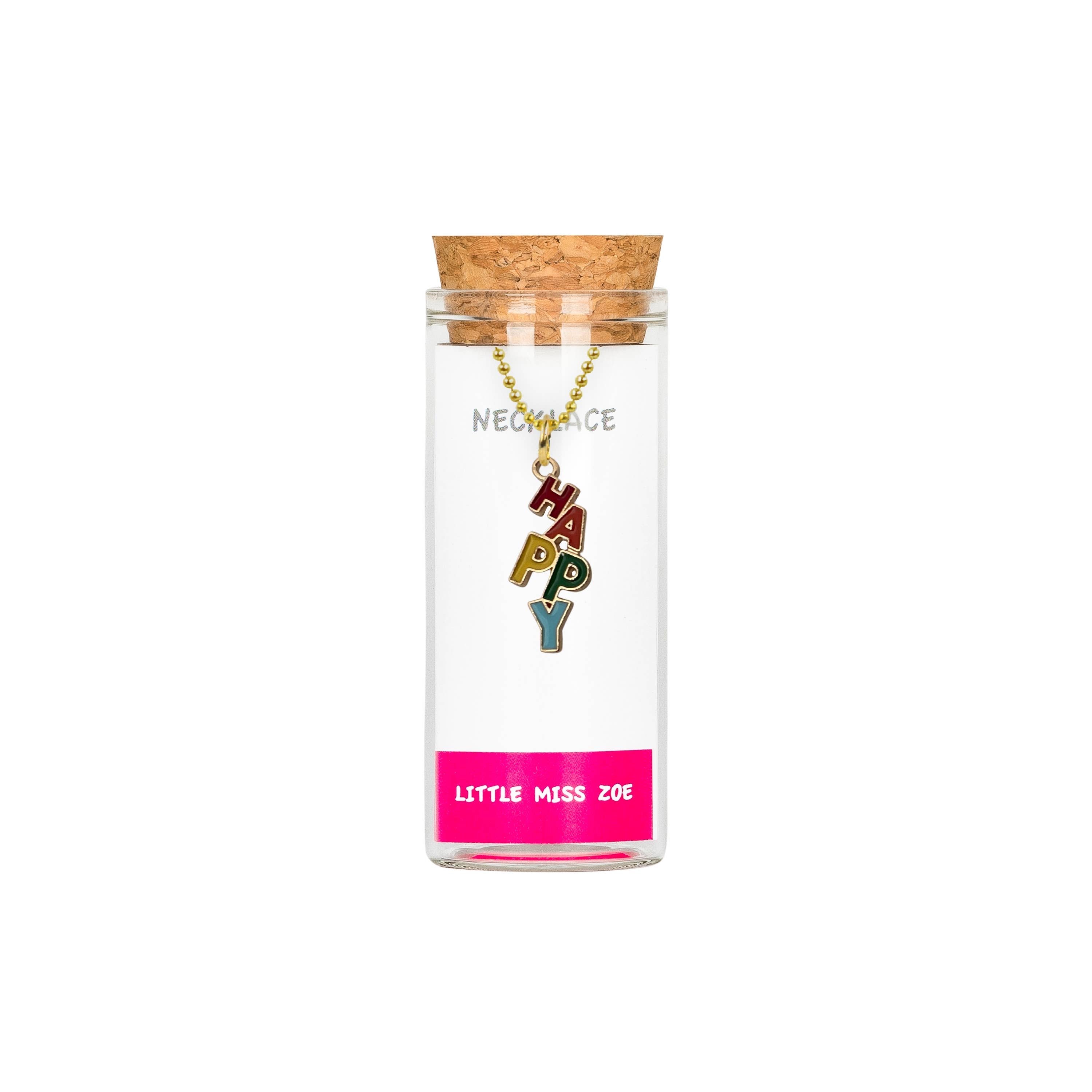 Little Miss Zoe - Wholesale Kids Necklace - Kids - Kids Charm Necklace in a glass bottle71