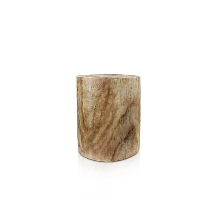 Nova Natural Wood Pedestal for wholesale on Faire