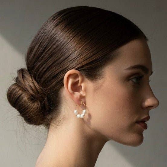 DUESTELLE ITALIA - Wholesale Hoop Earrings - Cecile2