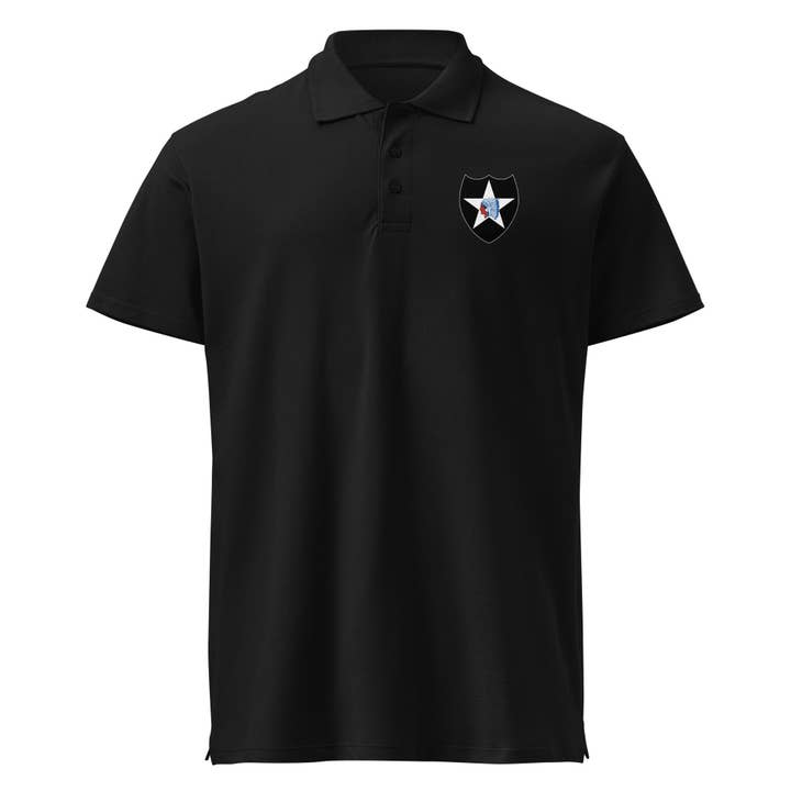 Premium pique polo shirt SSI - 2nd Infantry Division wo Txt X 300 for wholesale by MIP