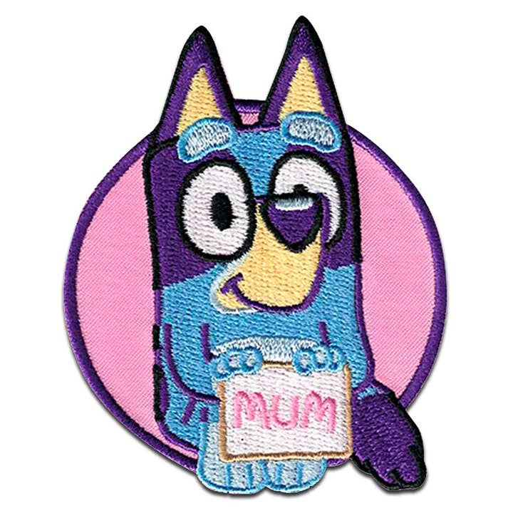 Toppe termoadesive - Bluey Mum per la vendita all'ingrosso da parte di Catch the Patch