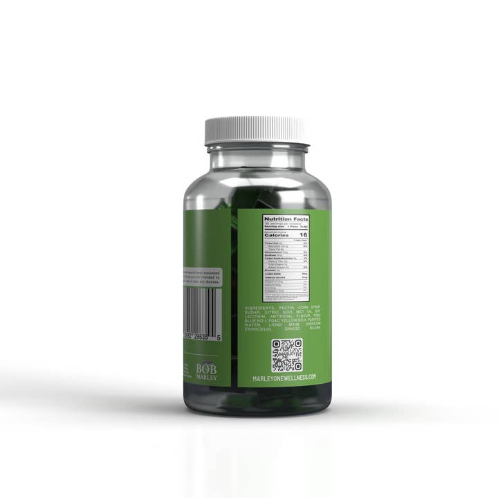 Marley One - Vendita all'ingrosso Vitamine/integratori orali - Caramelle gommose con criniera di leone e ginkgo biloba (30 pezzi) - Scatola da 6 pezzi