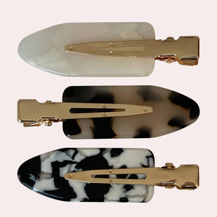 Creaseless Patterned Hair Clip and other Purchase Wholesale crease free clips. Free Returns & Net 60 Terms on Faire trending on Faire.