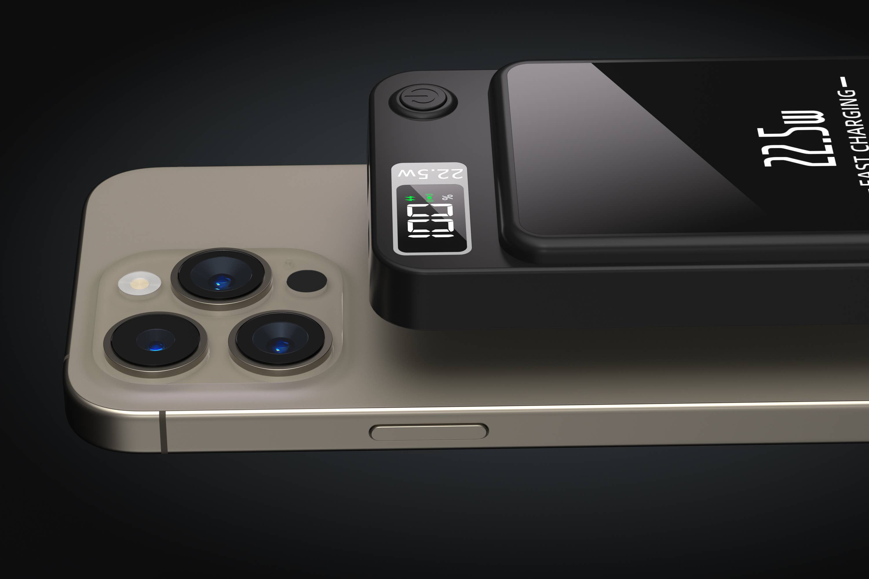 LAX Gadgets - Vendita all'ingrosso Caricatori portatili - Power Bank MagSafe 7200mAh - Ricarica ad alta velocità, confezione vendita1