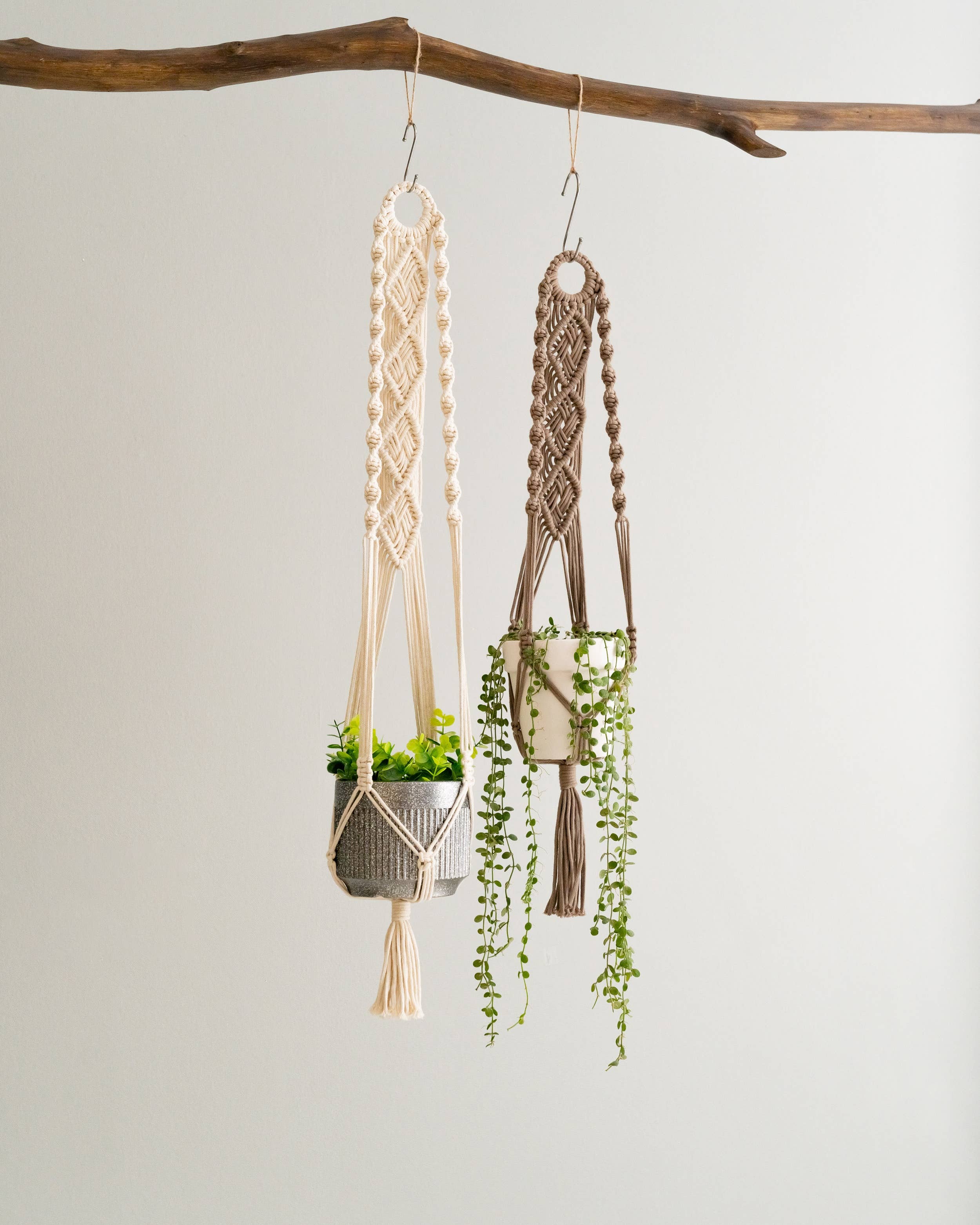 BeanDaikon – wholesale Hanging planter – Macrame Plant Hanger I7111