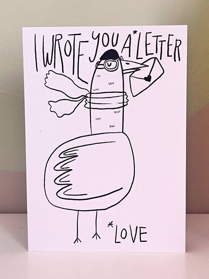 Love Letter biglietti di auguri, pacchetto, Manchester, cartolina per la vendita all'ingrosso da parte di Blümeli Shop