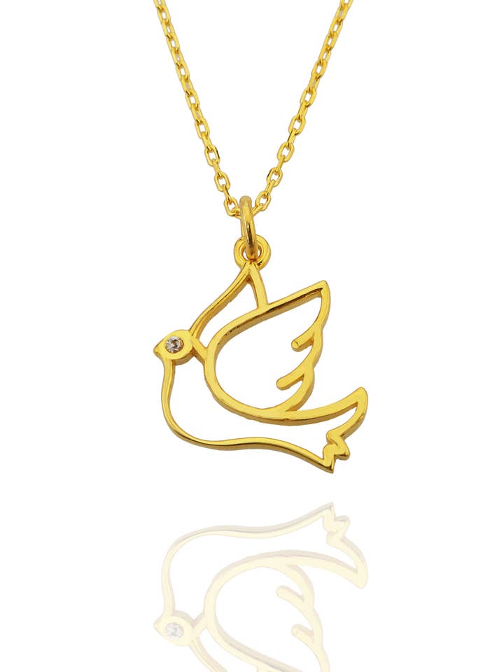 Dove Halsband för wholesale av Minval Jewelry