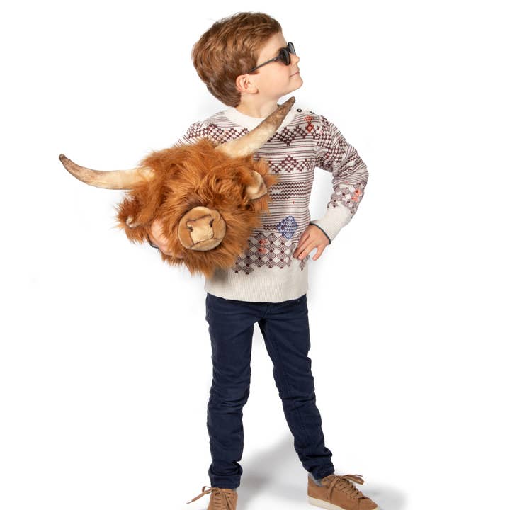 WILD & SOFT - Wholesale Wall Accent - Nicolas the Highland Cow: Wall deco2