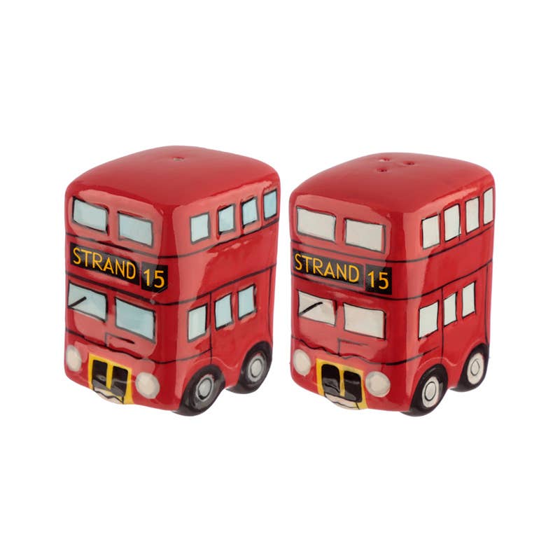 Puckator Ltd - Vente Ensembles salière et poivrière - Salière et poivrière en céramique Routemaster London Bus1