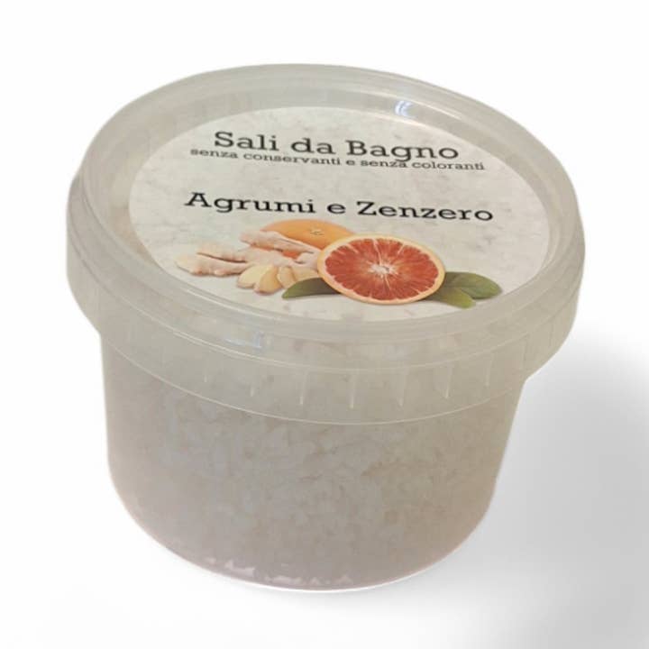 E52 | Badsalt 300ml Citrus och Ingefära för wholesale av pirotta srl
