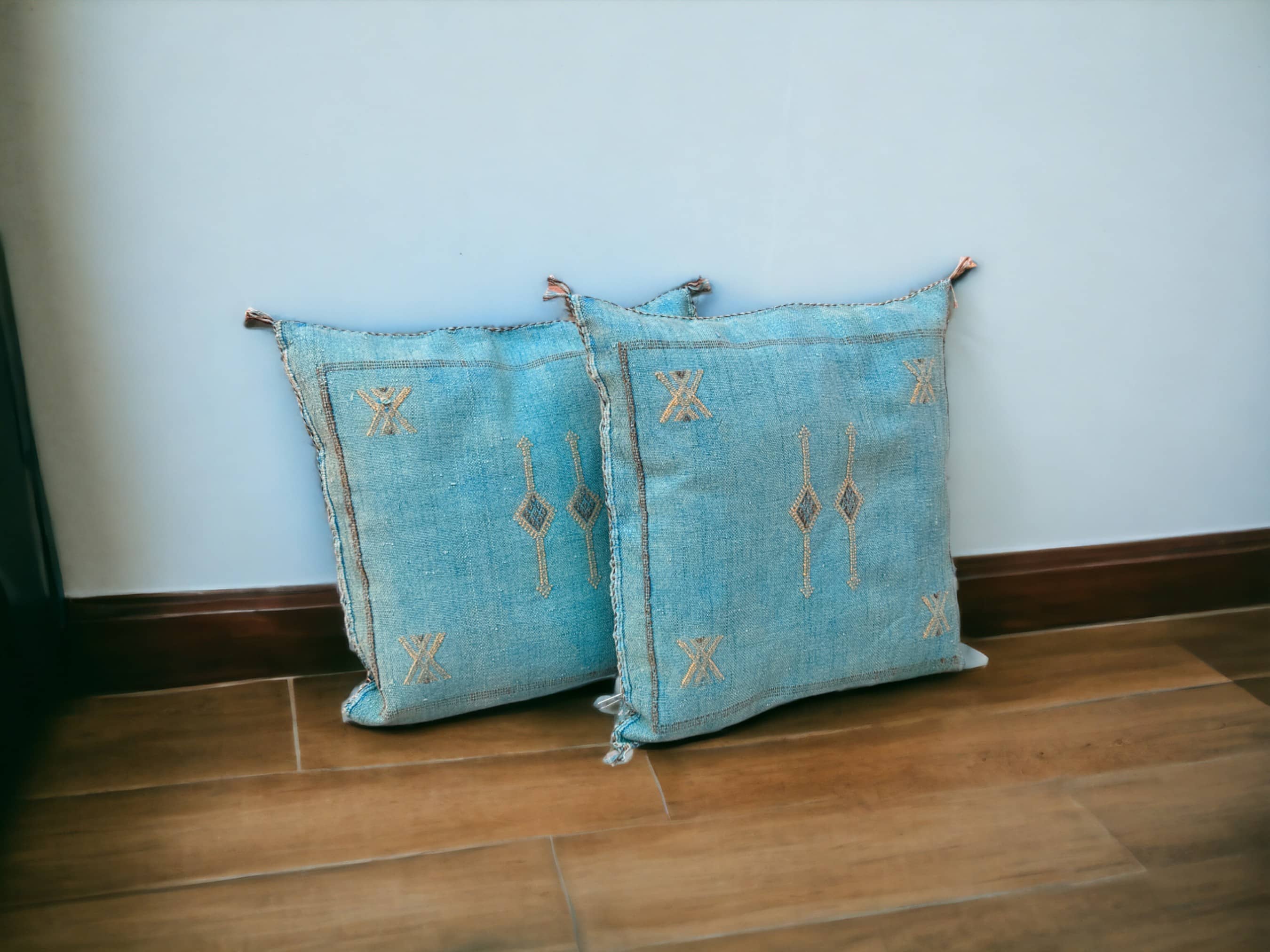 Moroccantastics - Wholesale Lumbar Pillow - Cactus Silk Pillow, Handmade Lumbar Cushion, Moroccan Sabra Decorative Pillow for Home1