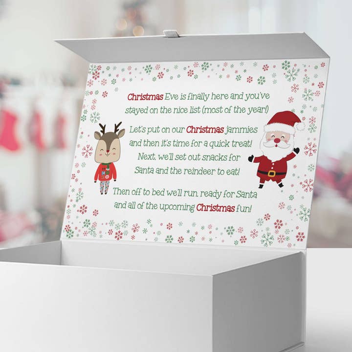ZA Handmade Wholesale - Wholesale Christmas Decoration - christmas eve box kit kids treat box christmas eve gift to kids gift from elf or santa christmas eve box