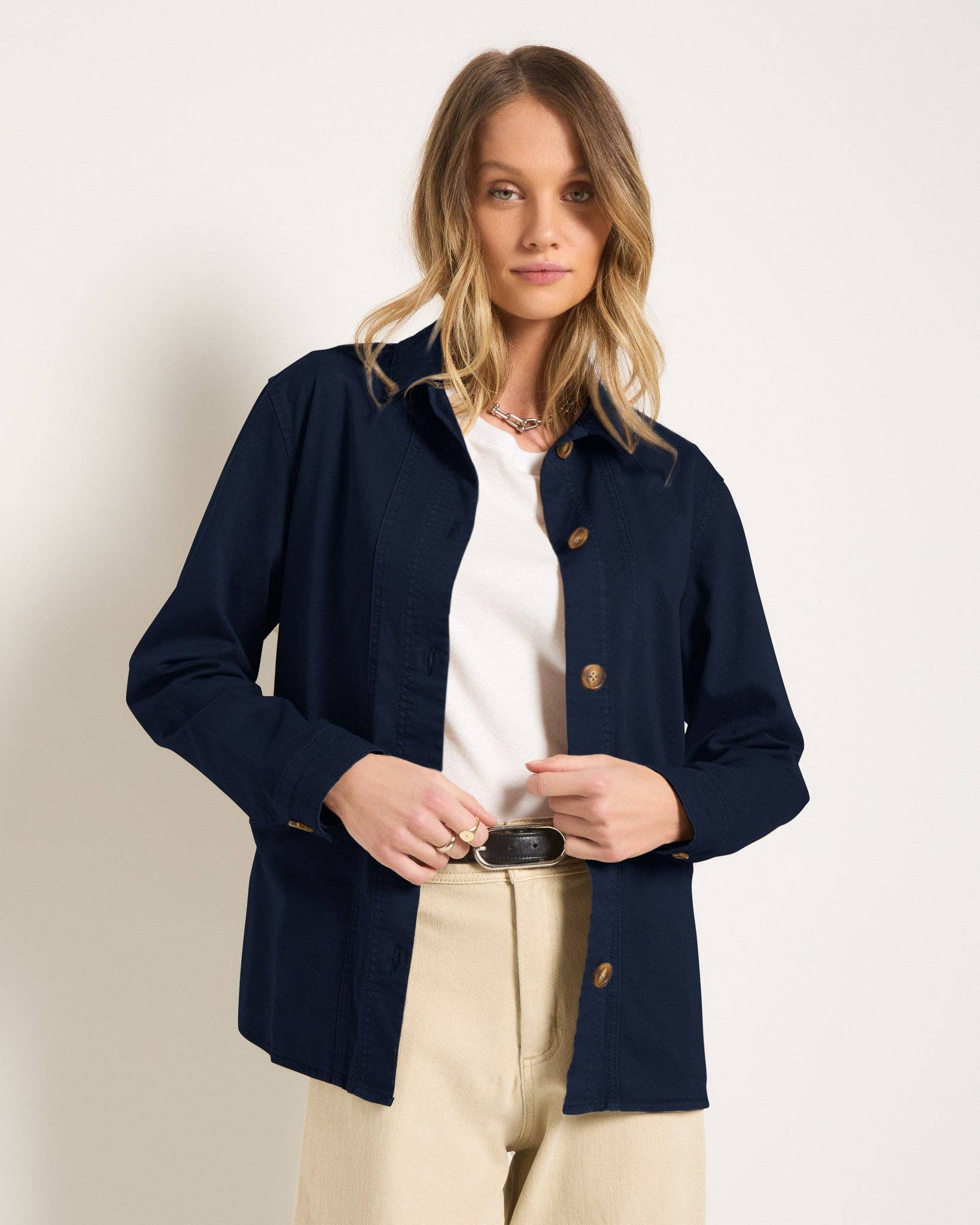 Seventy Eight and Sunny (SEAS) - Wholesale Jacket - Women's - Pierside Twill Chore Jacket5