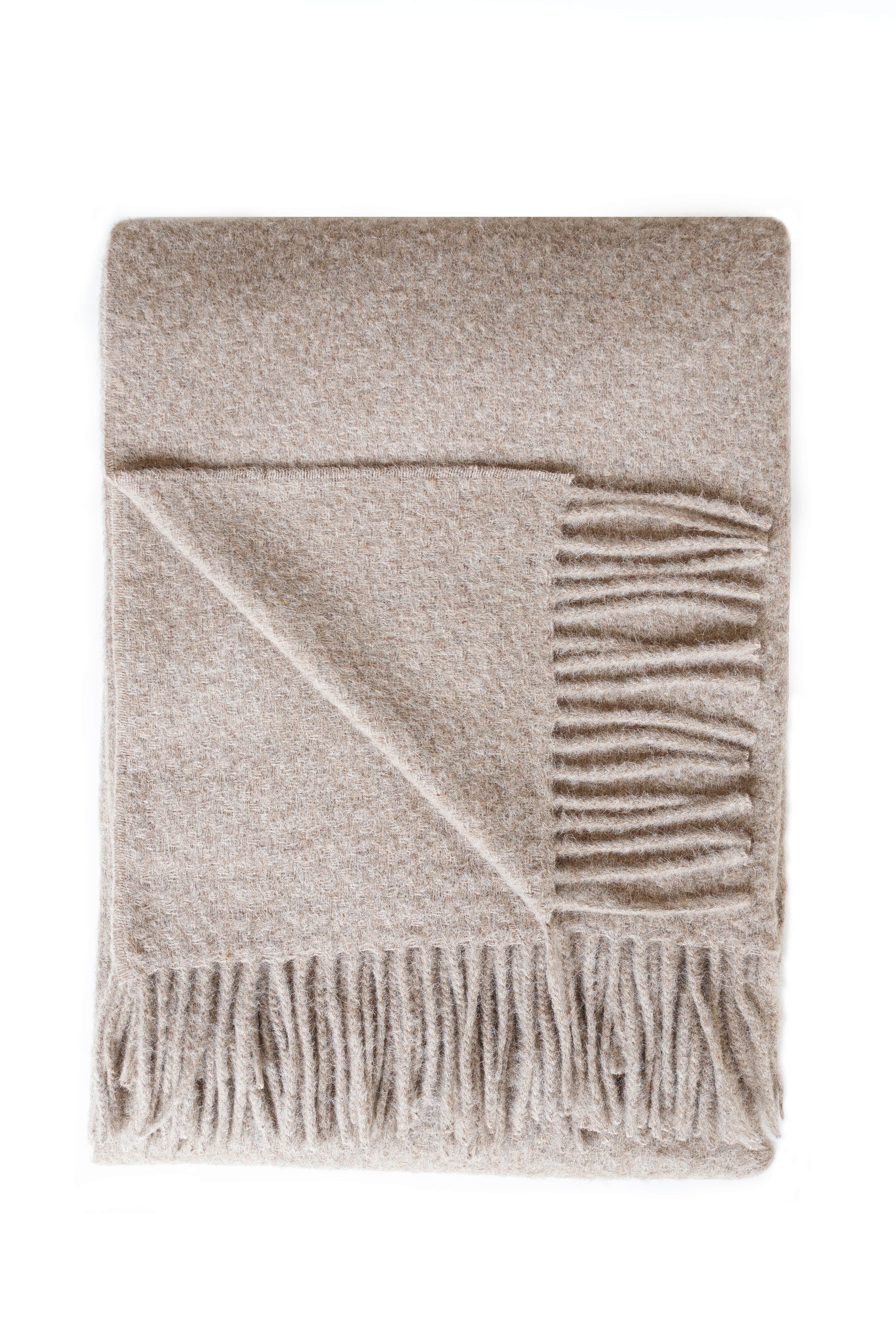 Linen Way Inc. - Vente Plaids - Plaid en laine d'alpaga de Cork15