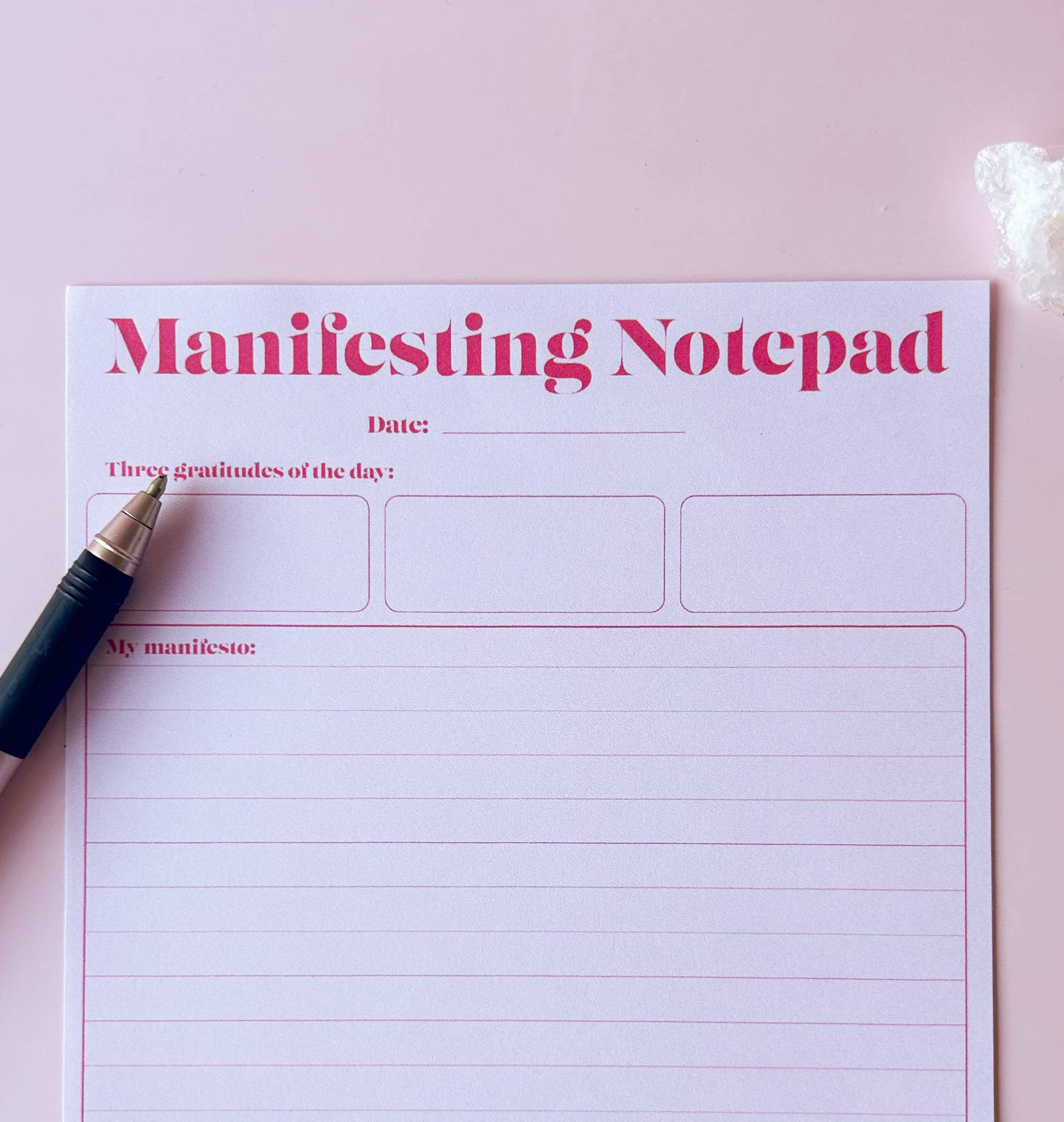 Nevele Official - Wholesale Notepad - Manifesting Notepad1