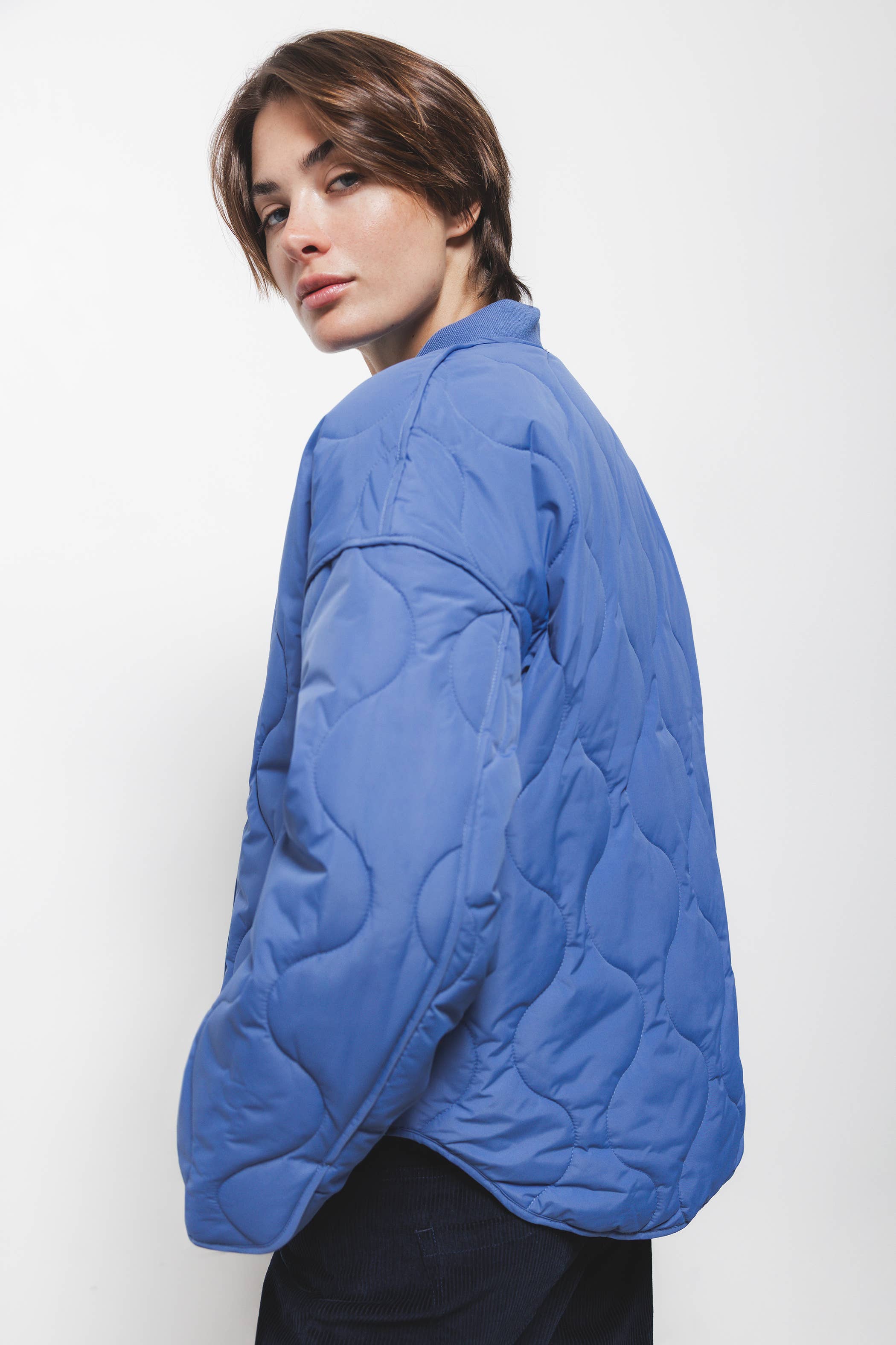 Lanidor - Wholesale Coat - Women's - Plain Quilted Jacket (427850-43)2