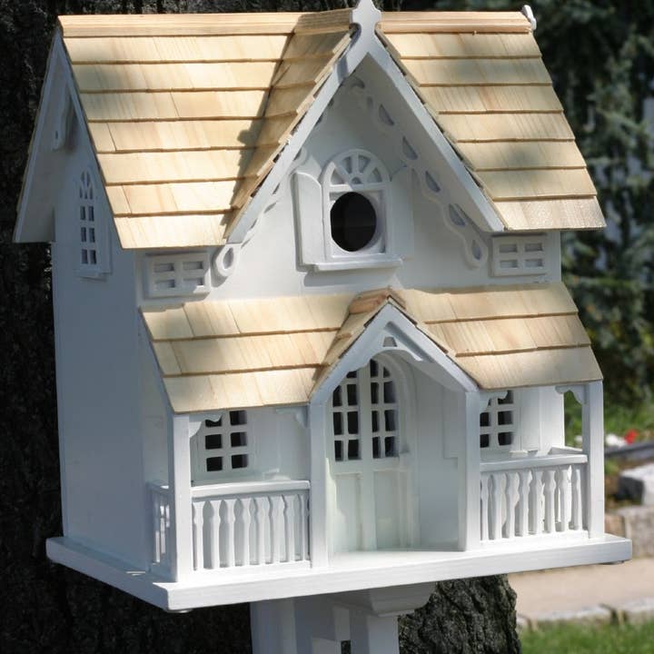 Home Bazaar - Wholesale Bird House - Gingerbread Cottage Birdhouse With Bracket