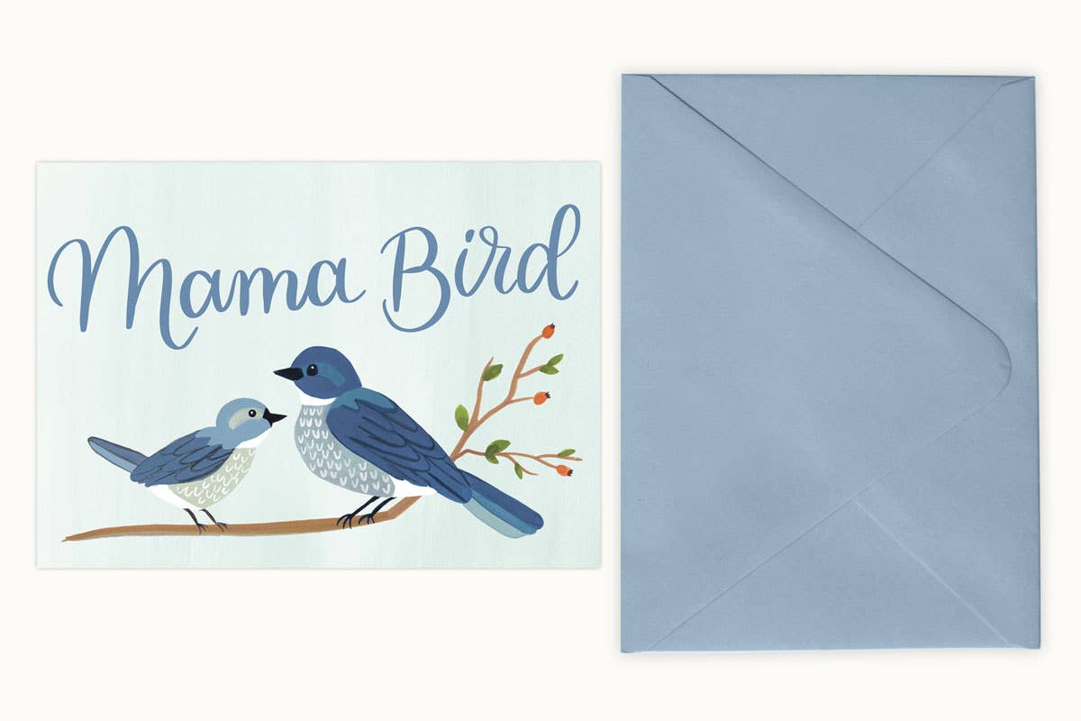 LoveLight Paper - Wholesale Mother's Day Card - Mama Bird - Card1