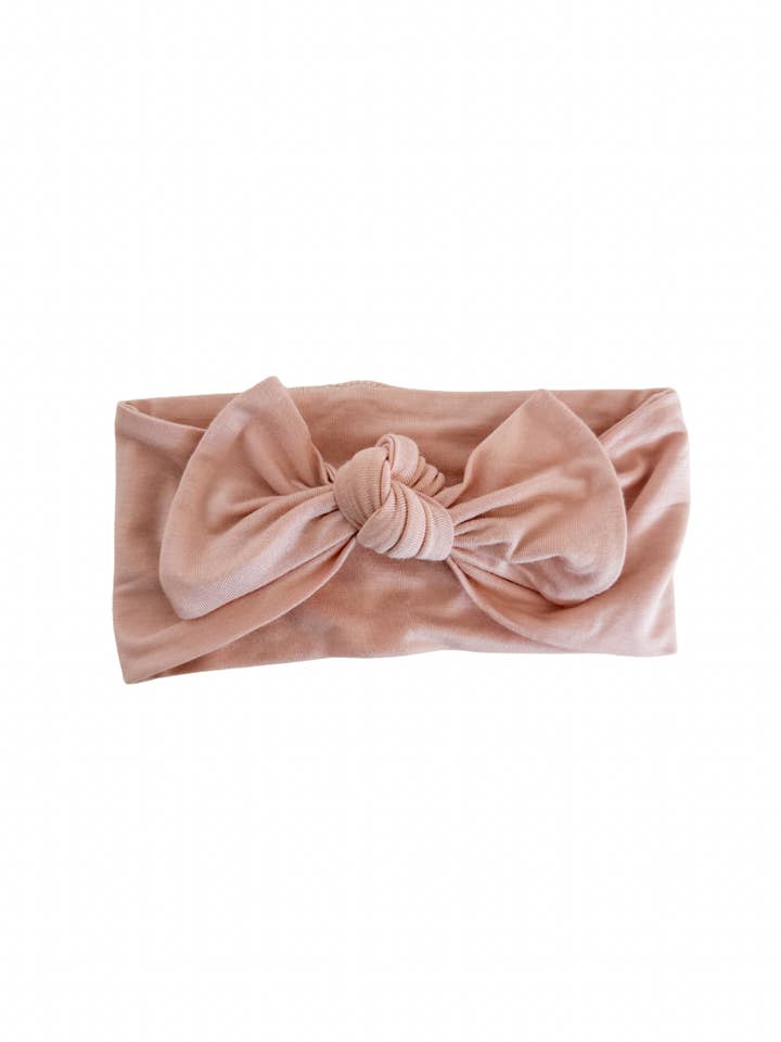 Bandeau en bambou rose rose pour la vente par Sue + Jane