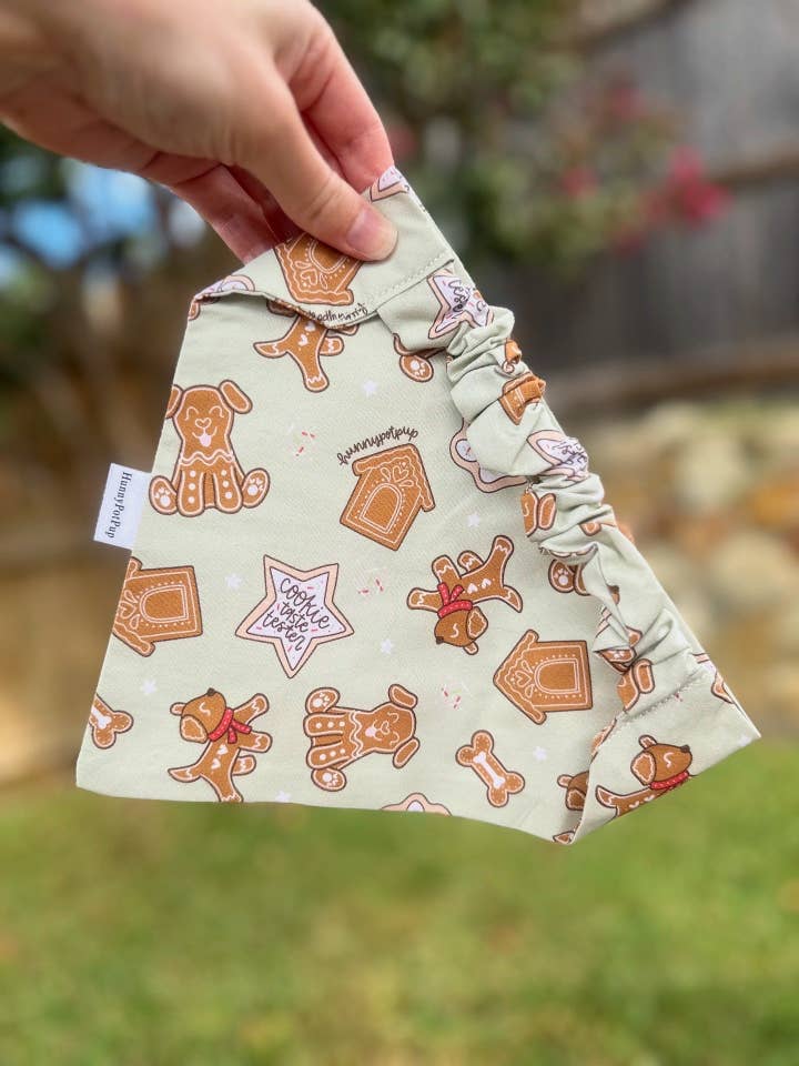 Oh Snap! - Green Scrunchiedana® for wholesale by Hunny Pot Pup LLC