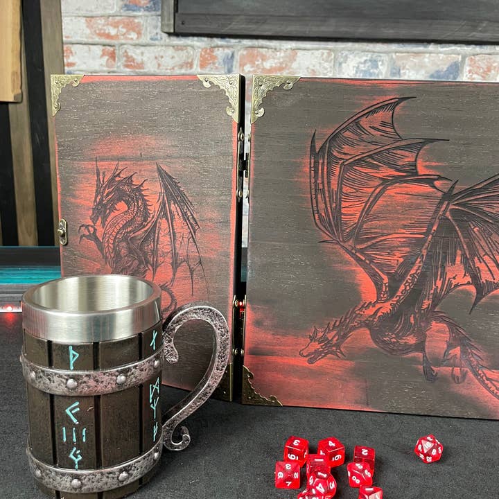 Fandomonium - Venta al por mayor Juegos de mesa - Pantalla maestra de Fire Dragon Dungeon3